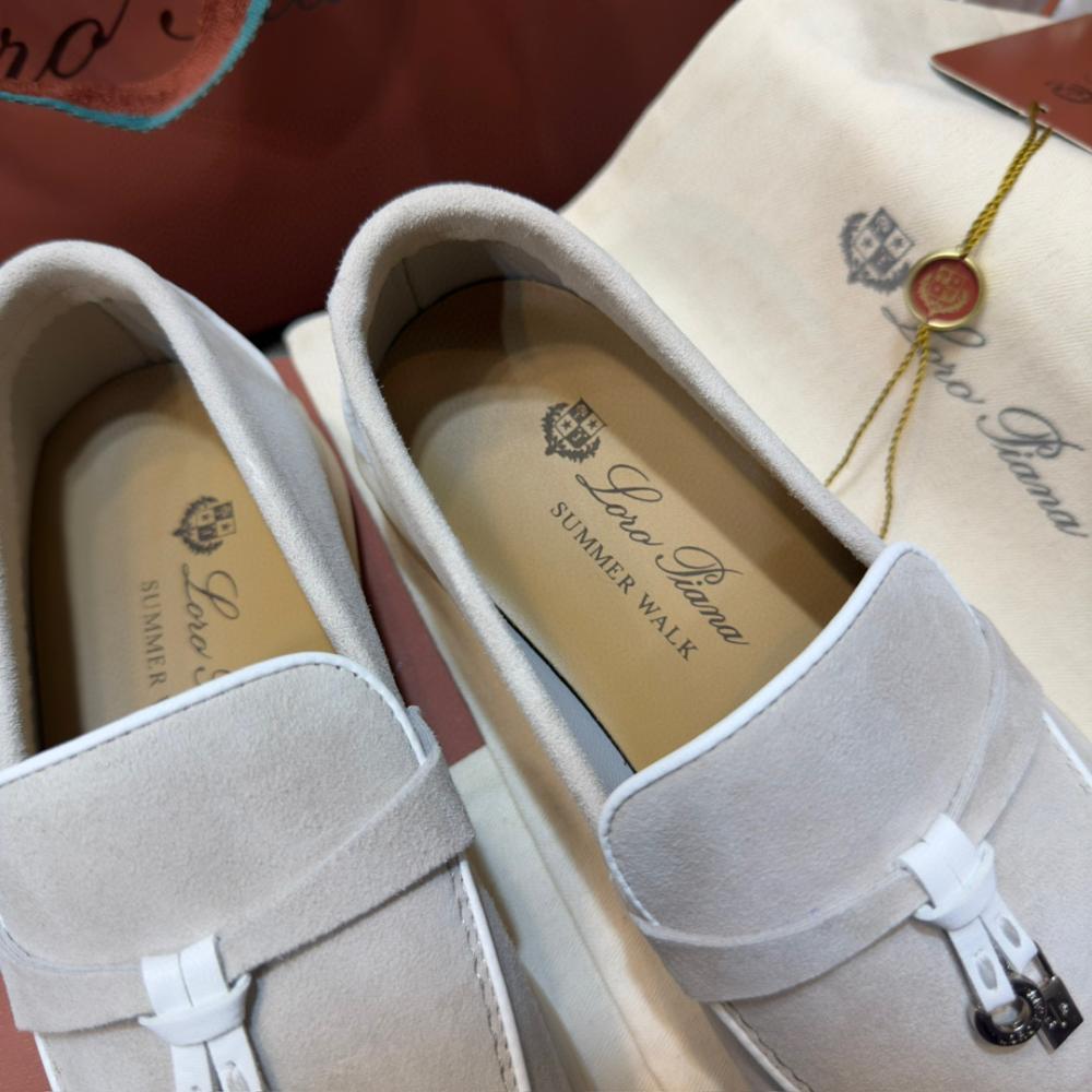 Loro Piana Yaz Büyüsü Yürüyüş Ayakkabısı - İnci Tozu (A760) - Glimmer of Luxury
