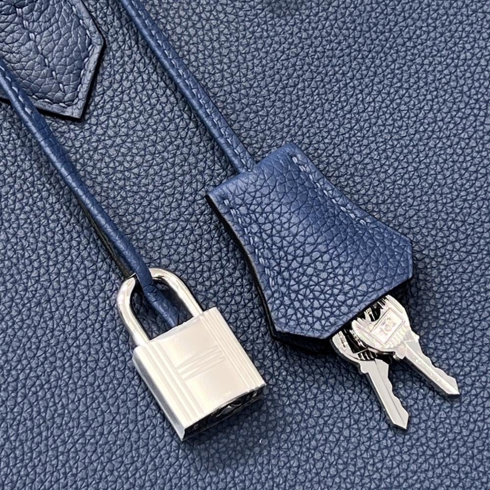 Hermès Birkin 40 Prusya Mavisi Togo