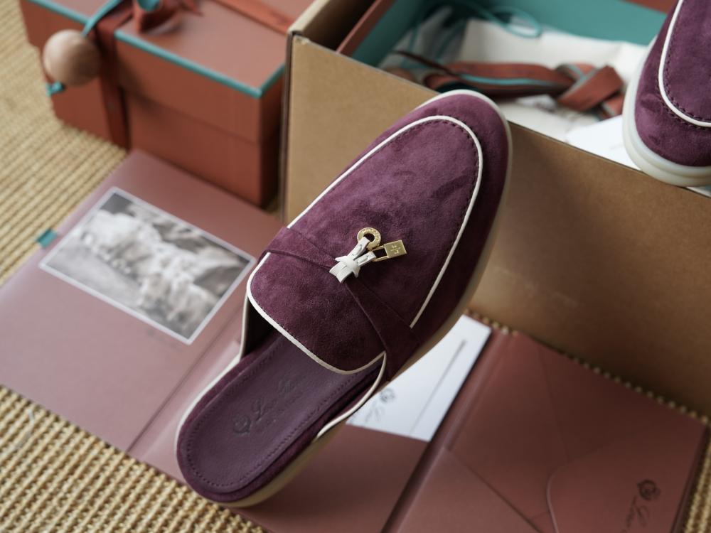 Loro Piana Charms Walk Babouche Loafer