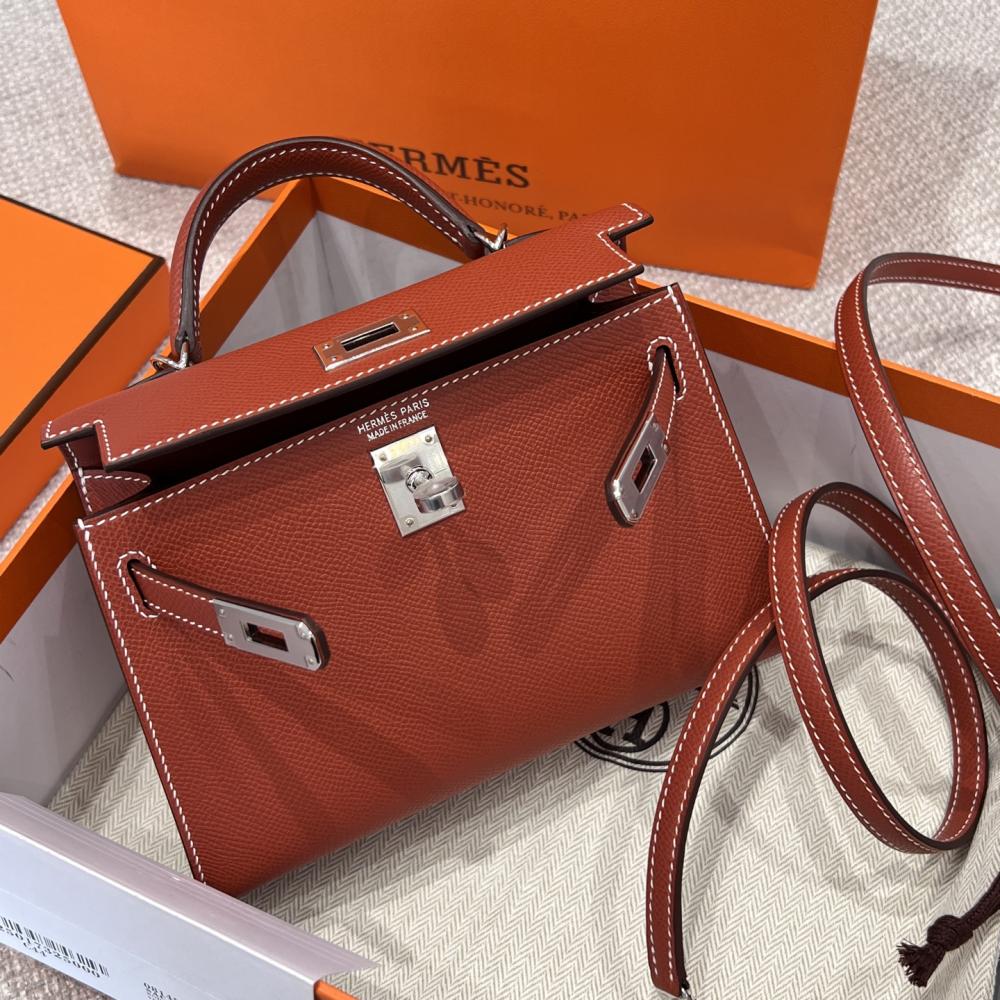 HERMES KELLY 20 MINI SELLIER ANEMONE EPSOM GOLD HARDWARE