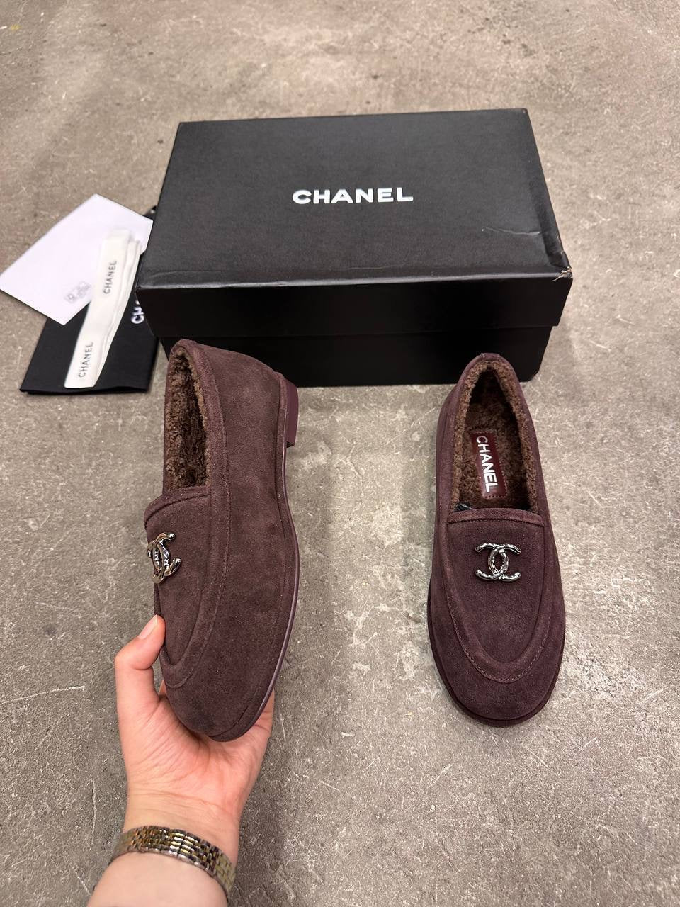 Chanel S24 Kürklü Mokasen - Glimmer of Luxury