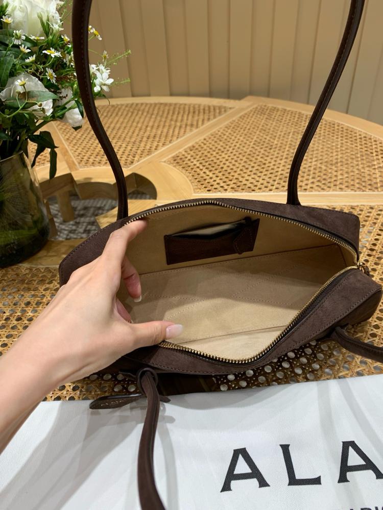 ALAÏA – Le Teckel Suede Shoulder Bags