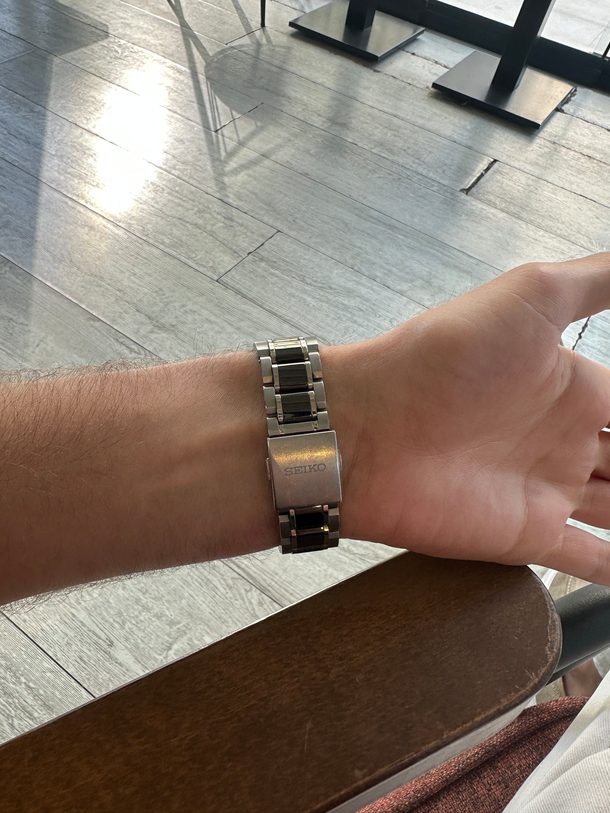 Seiko GPS Astron Solar Titanium Wristwatch