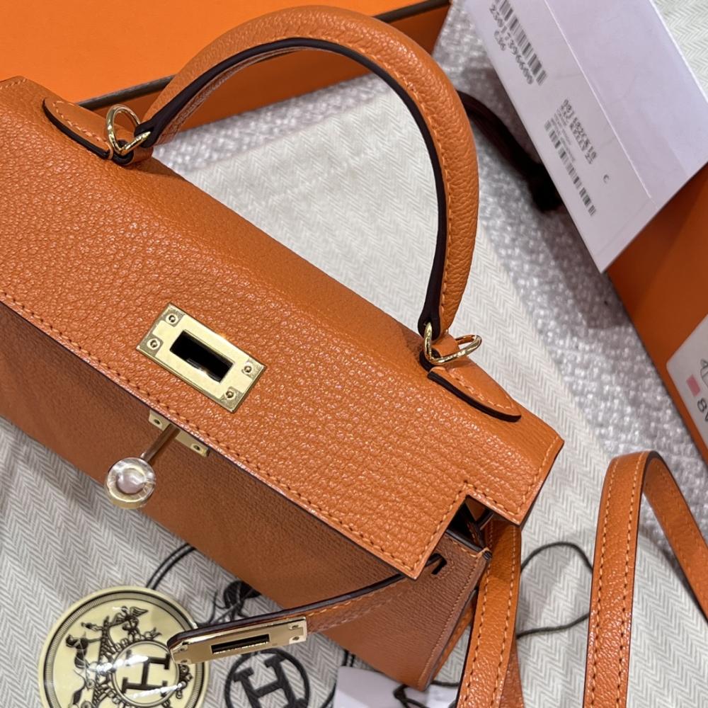 HERMES KELLY 20 MINI SELLIER ANEMONE EPSOM GOLD HARDWARE