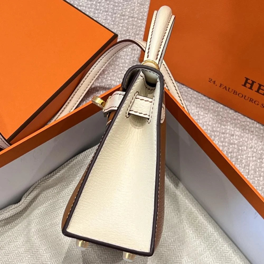 HERMES KELLY 20 MINI SELLIER ANEMONE EPSOM GOLD HARDWARE