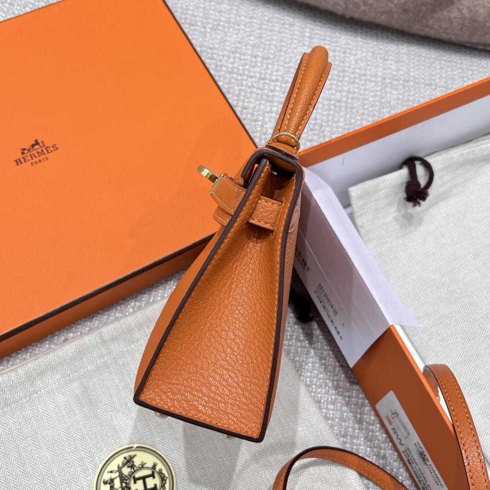 HERMES KELLY 20 MINI SELLIER ANEMONE EPSOM GOLD HARDWARE