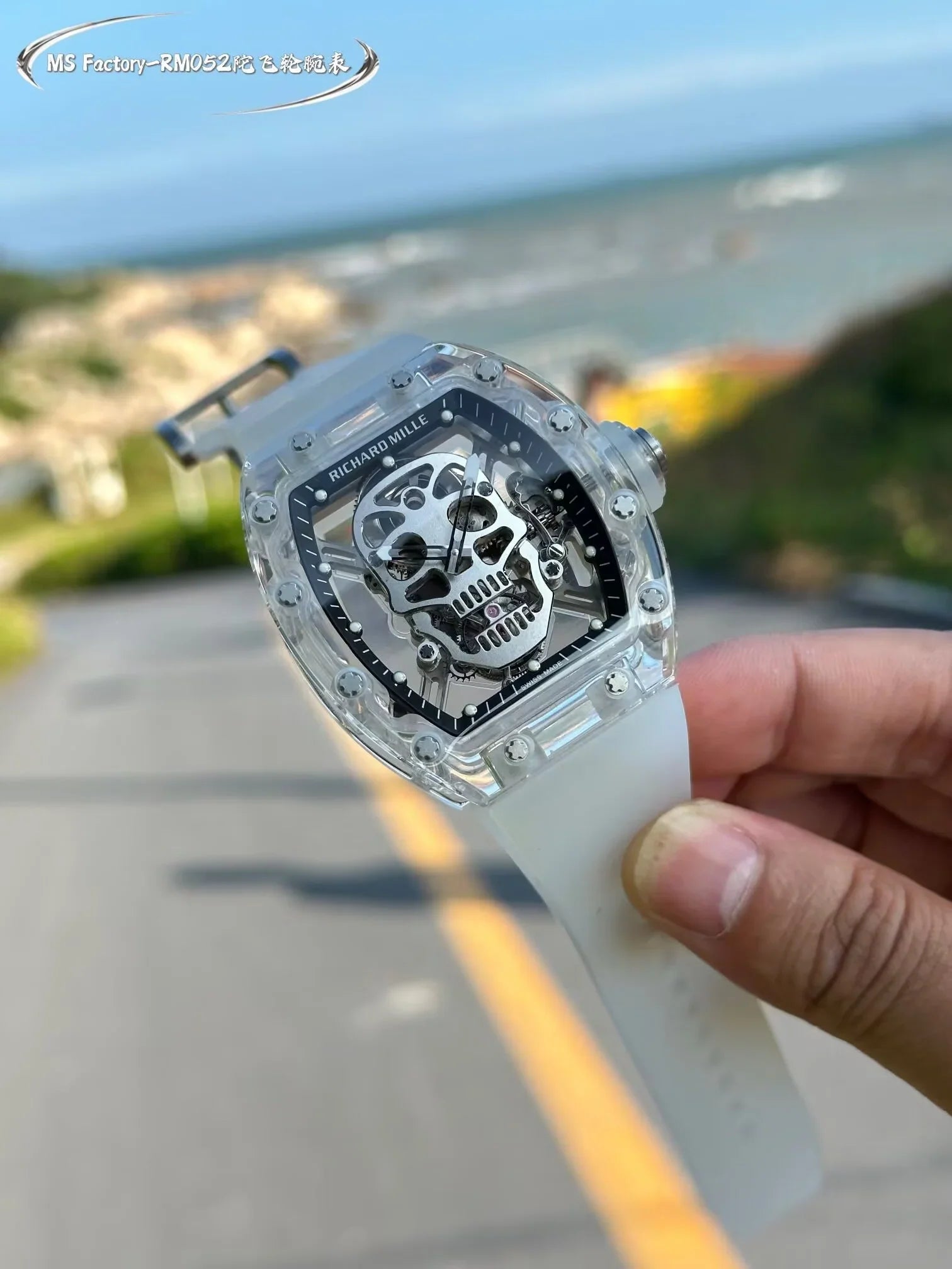 Richard Mille RM 055 Bubba Watson Beyaz İskelet RM55 - Glimmer of Luxury