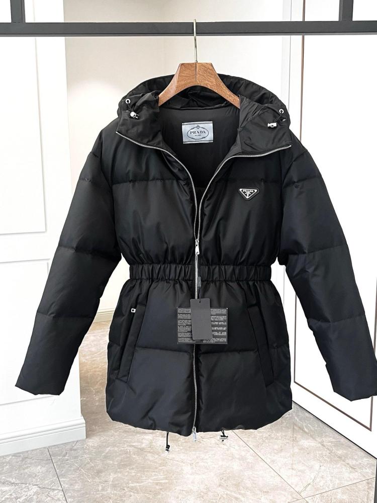 Prada Nylon Coat – Black