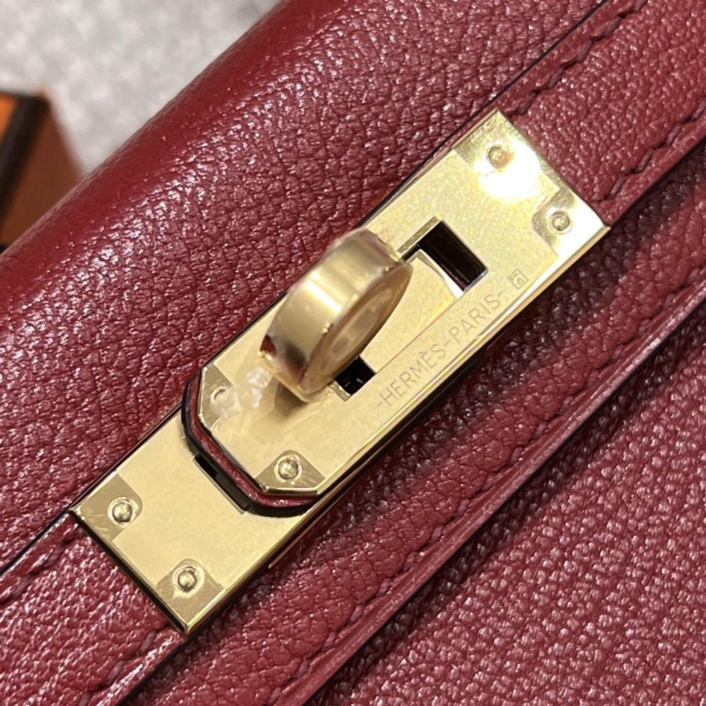 HERMES KELLY 20 MINI SELLIER ANEMONE EPSOM GOLD HARDWARE