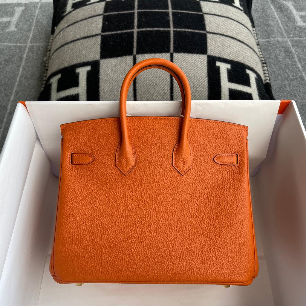 Hermès Birkin 25 Togo Deri Turuncu Altın Donanımlı (GHW) - Glimmer of Luxury