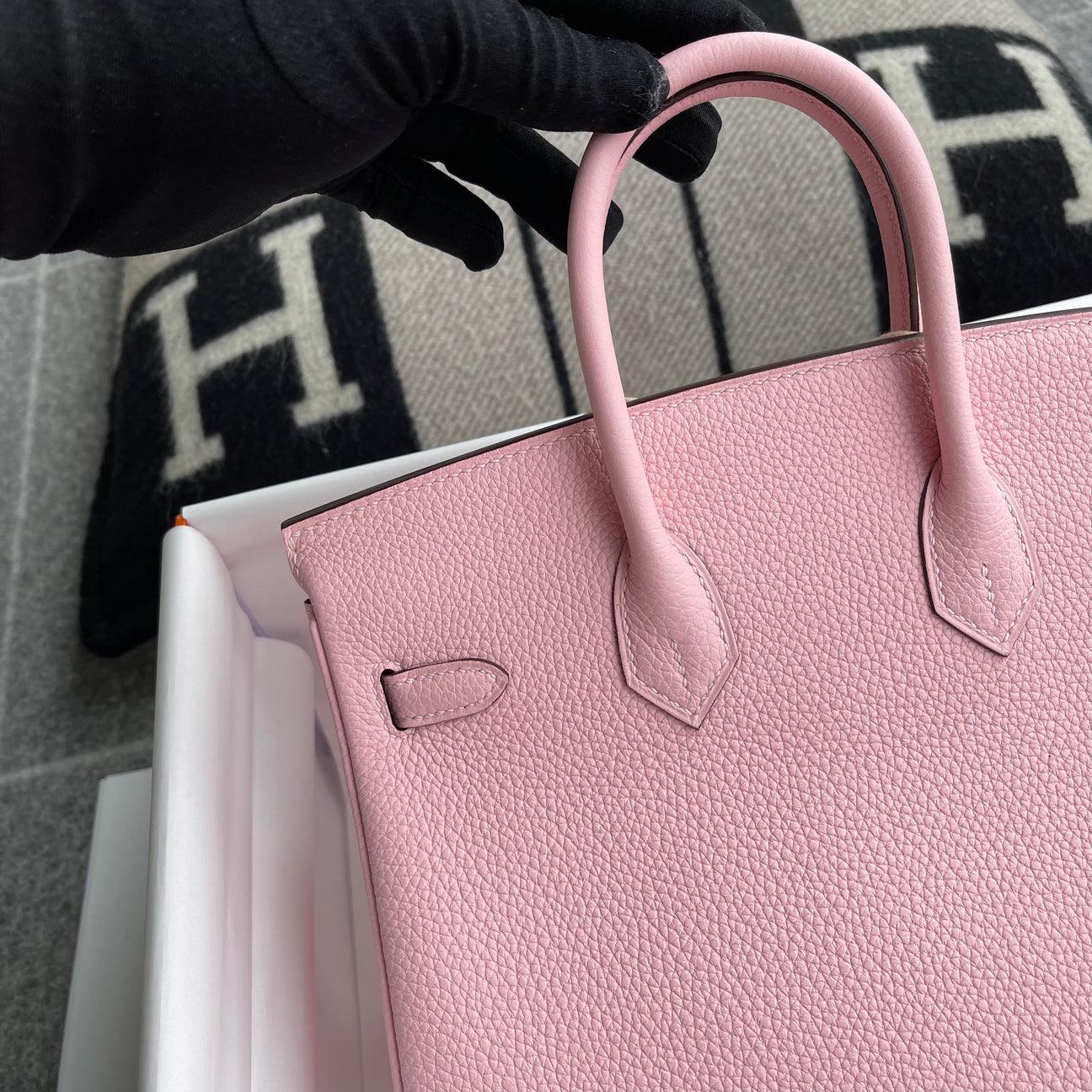 Hermès Birkin 25 Togo Deri Gül Sakura Gül Altın Donanımlı (RGHW) - Glimmer of Luxury