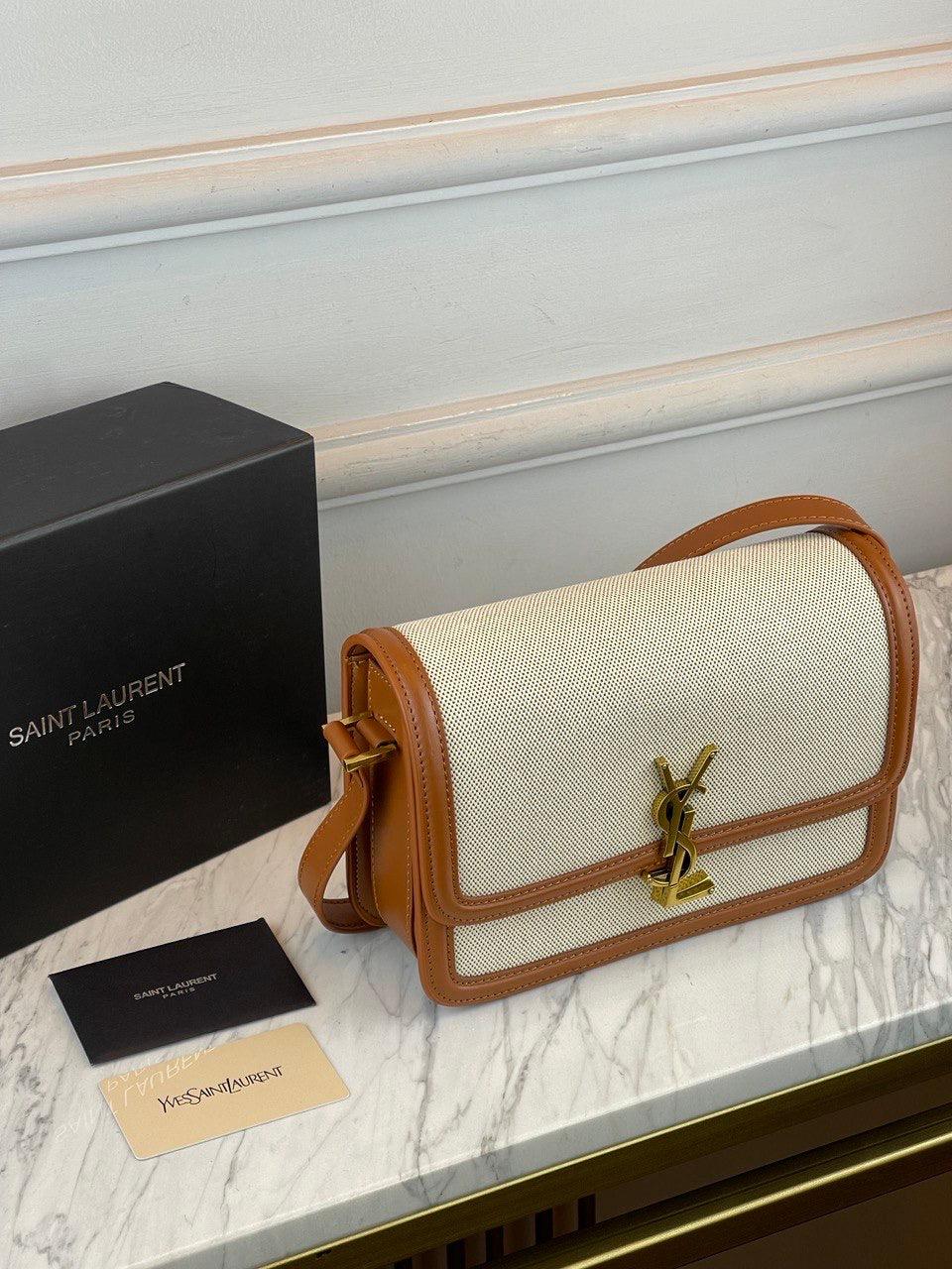 Yves Saint Laurent Solferino Orta Boy Deri Çanta - Glimmer of Luxury