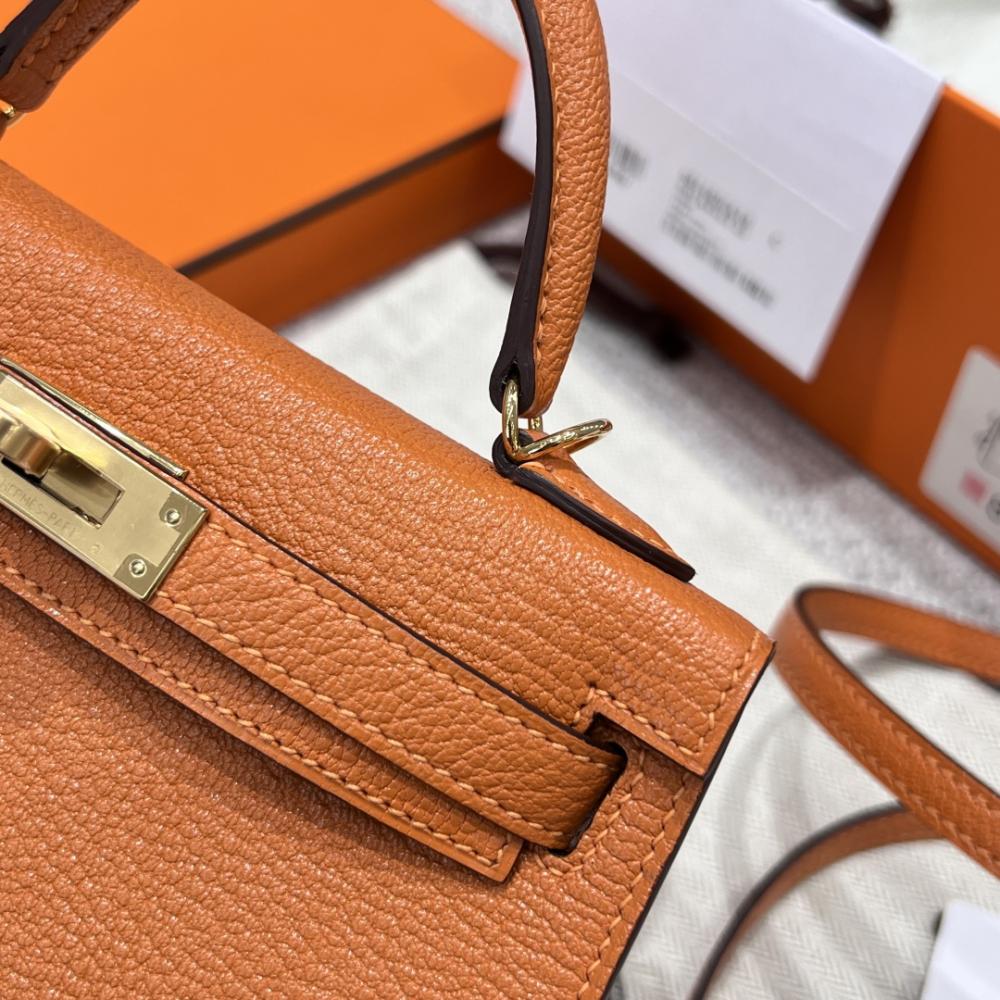 HERMES KELLY 20 MINI SELLIER ANEMONE EPSOM GOLD HARDWARE