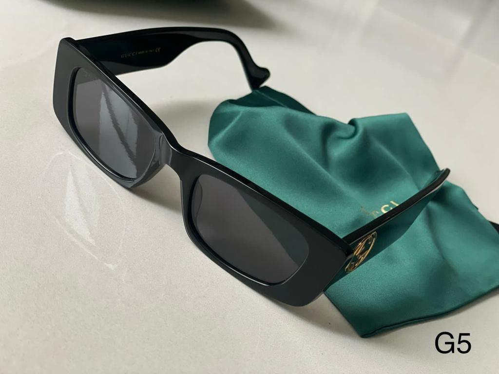 Gucci GG0516S Acetate Rectangular Sunglasses - Glimmer of Luxury