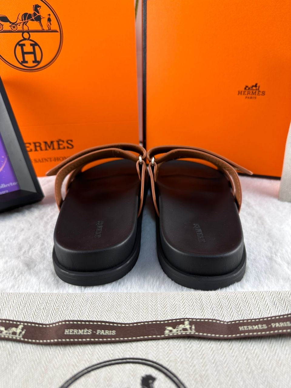 Hermès Chypre Sandalet - Doğal - Glimmer of Luxury