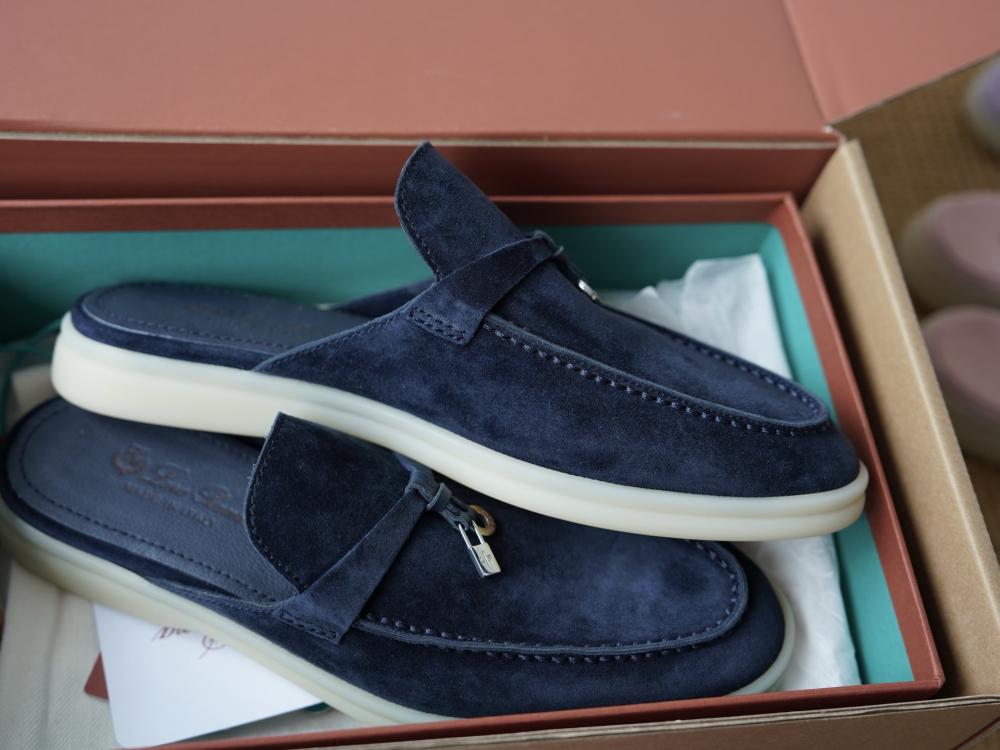 Loro Piana Charms Walk Babouche Loafer