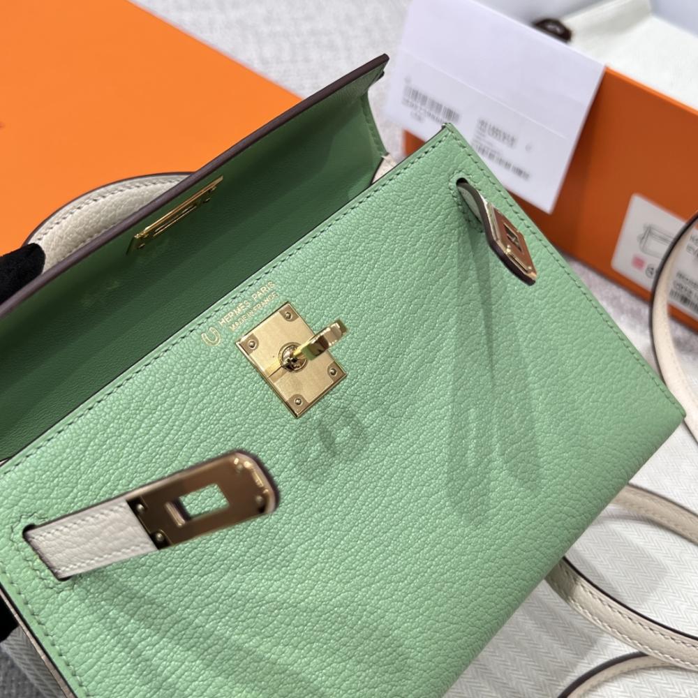 HERMES KELLY 20 MINI SELLIER ANEMONE EPSOM GOLD HARDWARE