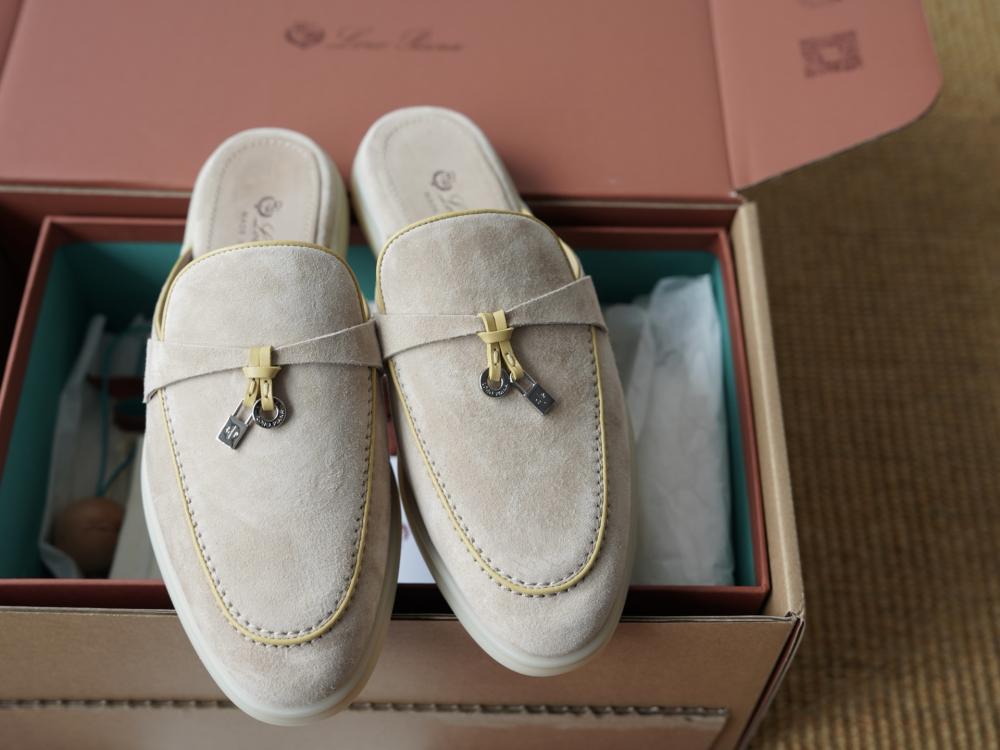 Loro Piana Charms Walk Babouche Loafer