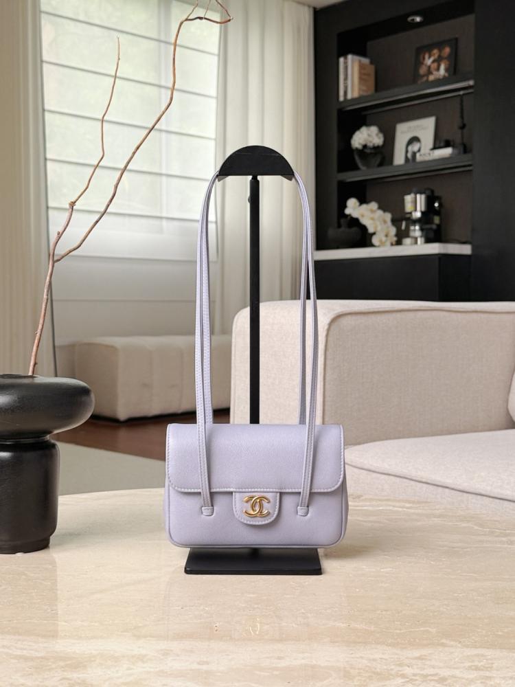 Chanel 26P Mini Shoulder Bag – Pink Grained Calfskin