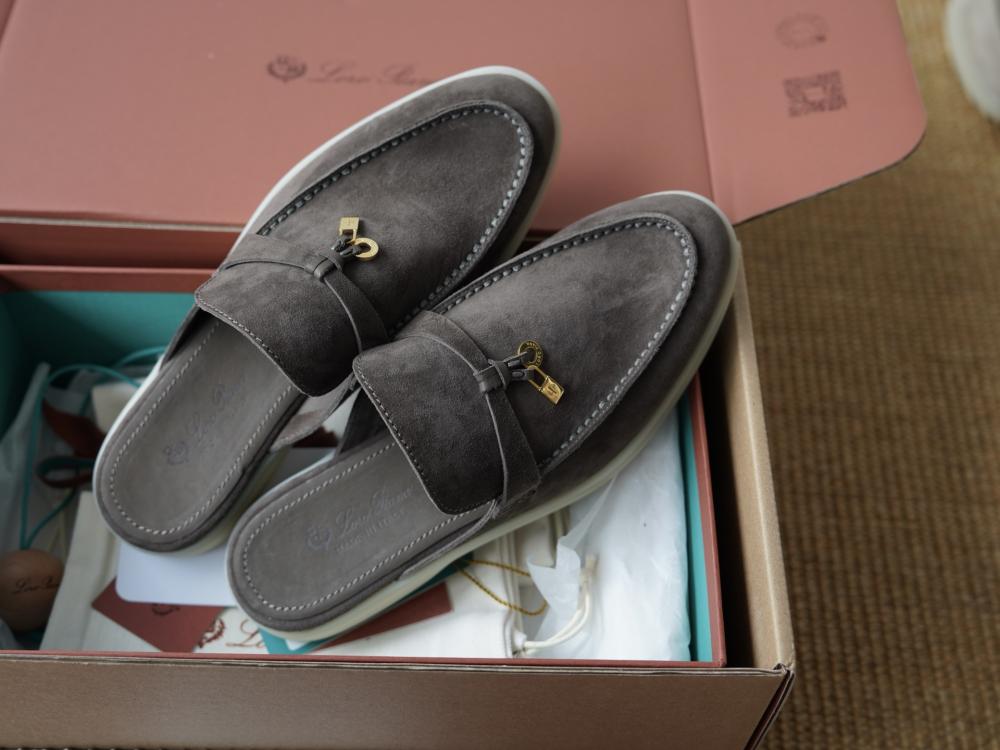 Loro Piana Charms Walk Babouche Loafer