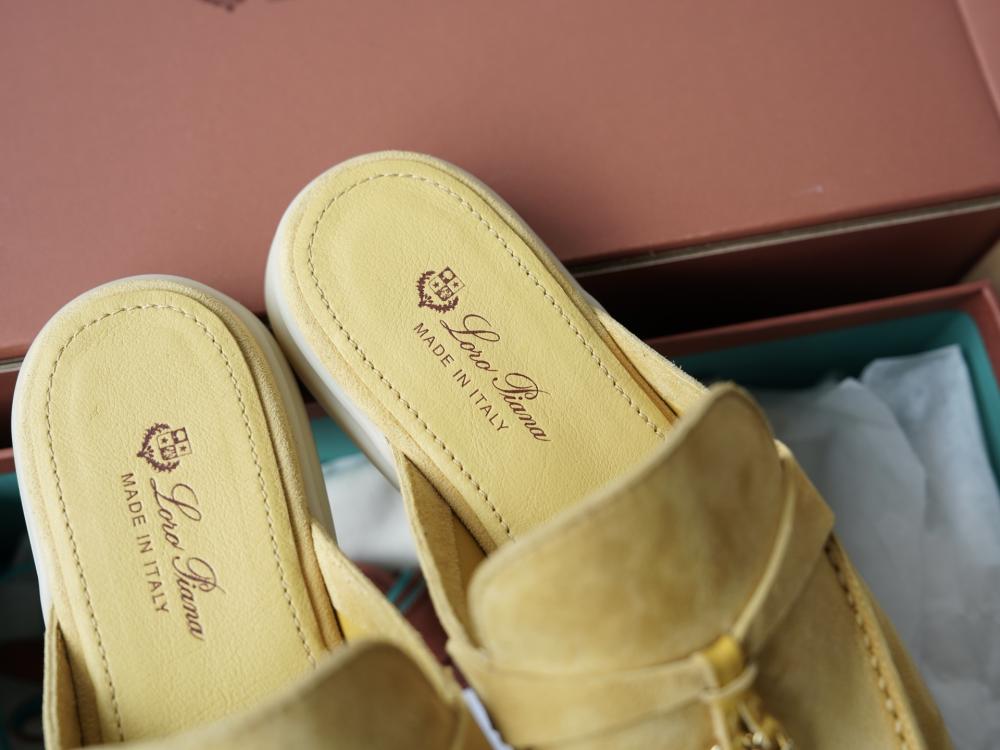 Loro Piana Charms Walk Babouche Loafer