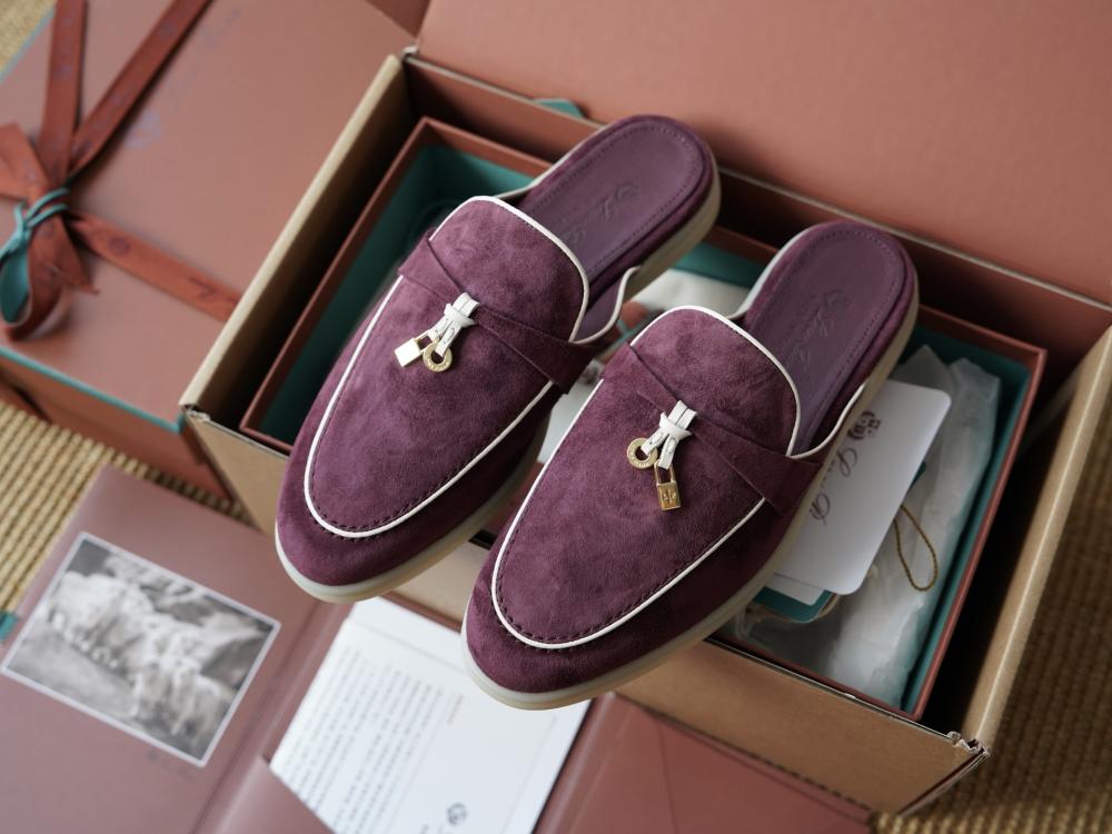 Loro Piana Charms Walk Babouche Loafer