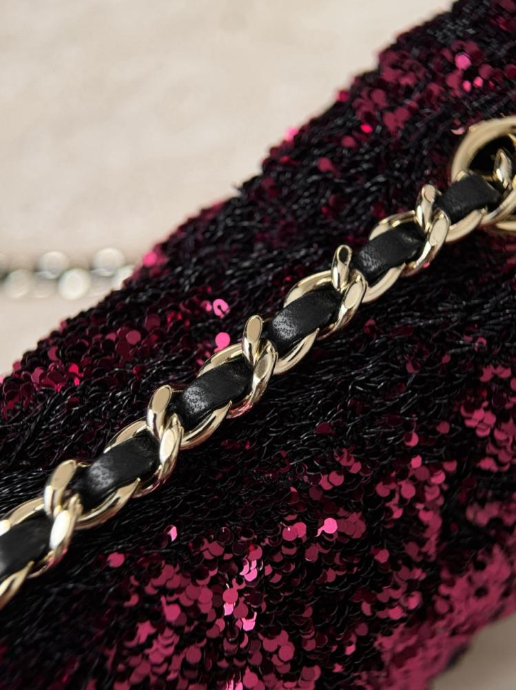 Chanel CF20 Evening Bag – Vinyl &amp; Sequin Special Edition