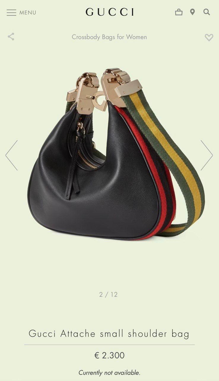 GUCCI Dokuma Askılı Deriden Yapılmış Ataşe Omuz Çantası - Glimmer of Luxury