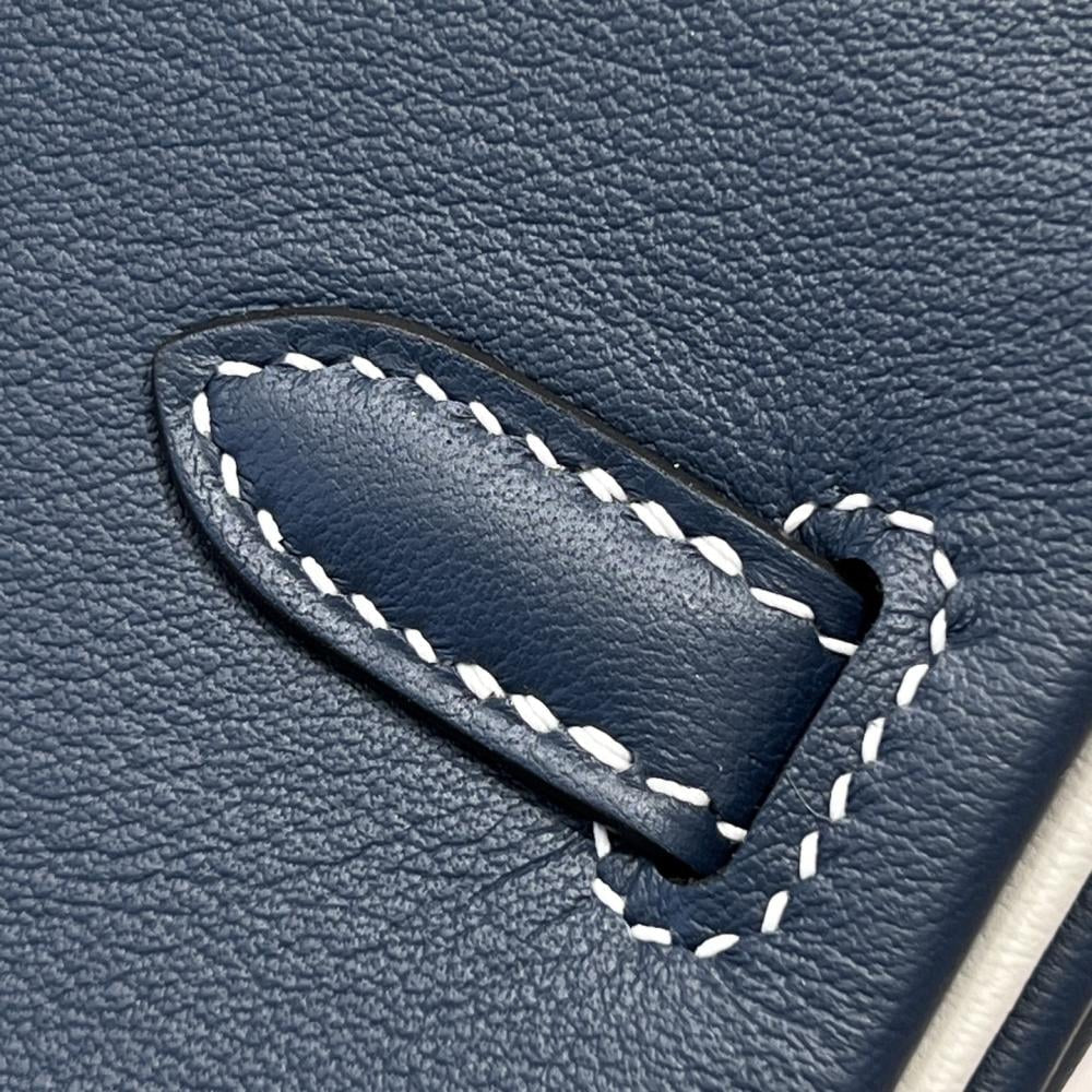 Hermès Birkin 25 Indigo HSS Swift