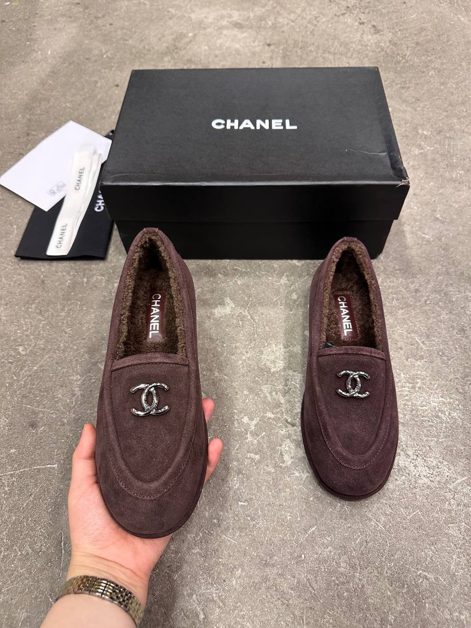 Chanel S24 Kürklü Mokasen - Glimmer of Luxury