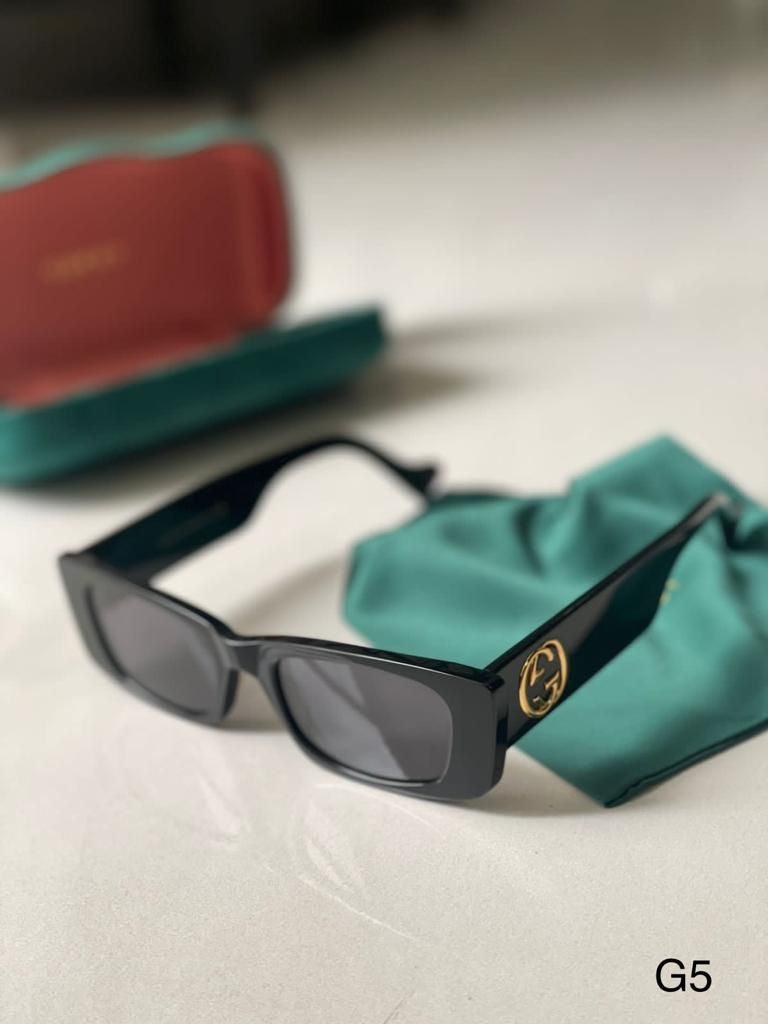 Gucci GG0516S Acetate Rectangular Sunglasses - Glimmer of Luxury