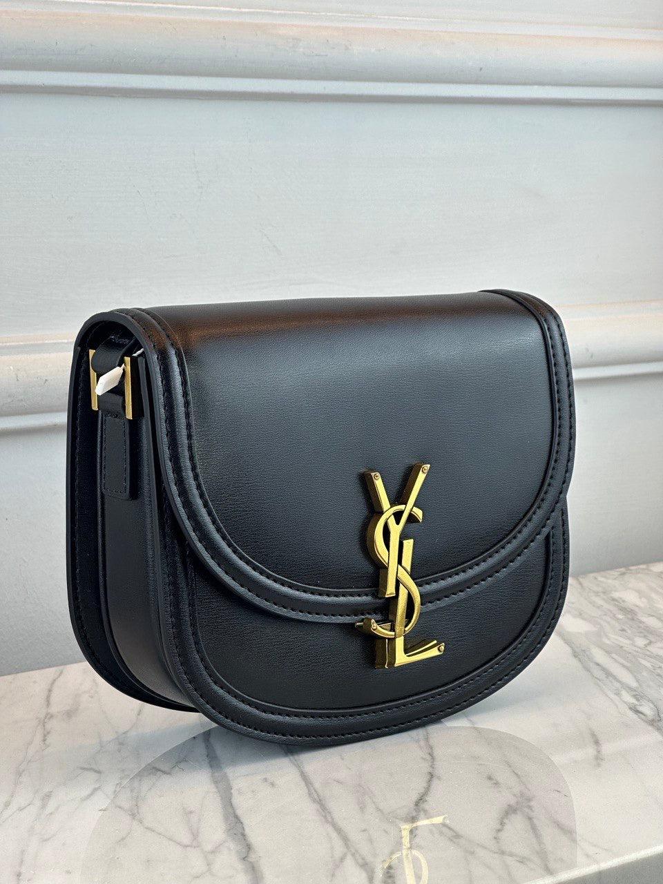 YSL Kaia Orta Deri Çapraz Çanta - Glimmer of Luxury