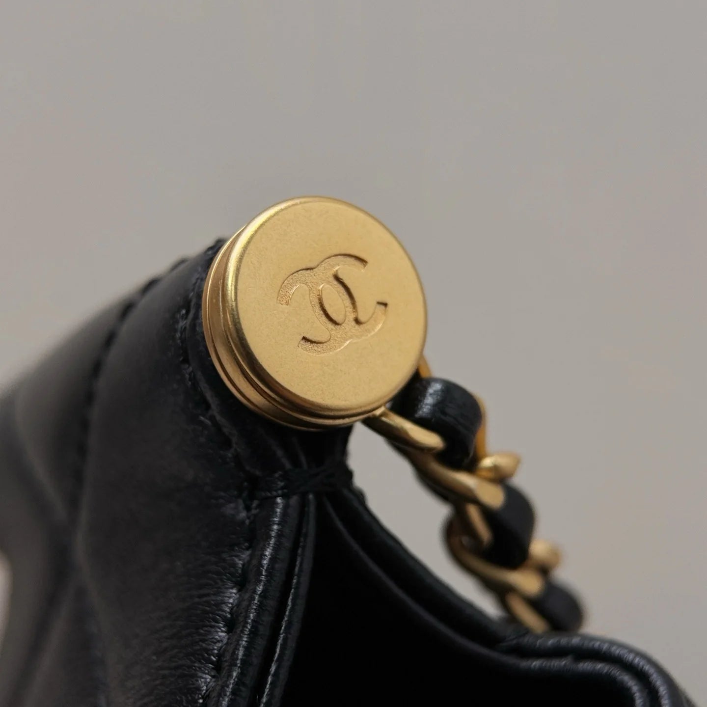 Erken İlkbahar Öğle Yemeği Kutusu Çantası Siyah Altın Donanım - Glimmer of Luxury