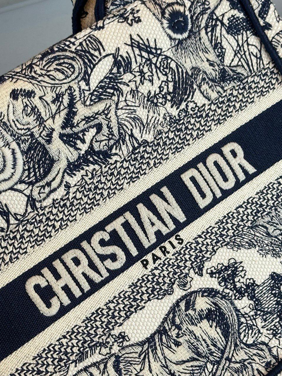 Christian Dior Mavi Book Tote Orta - Glimmer of Luxury