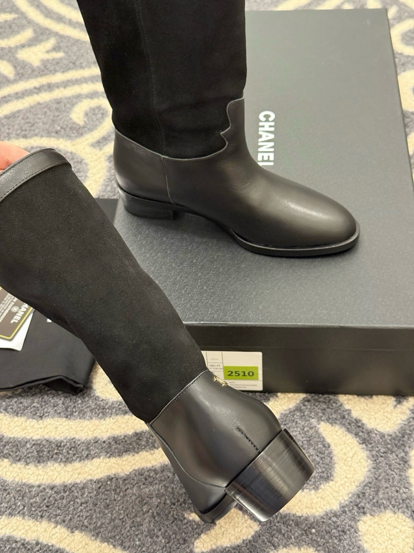 Chanel 2025/26 Suede and Calfskin Boots