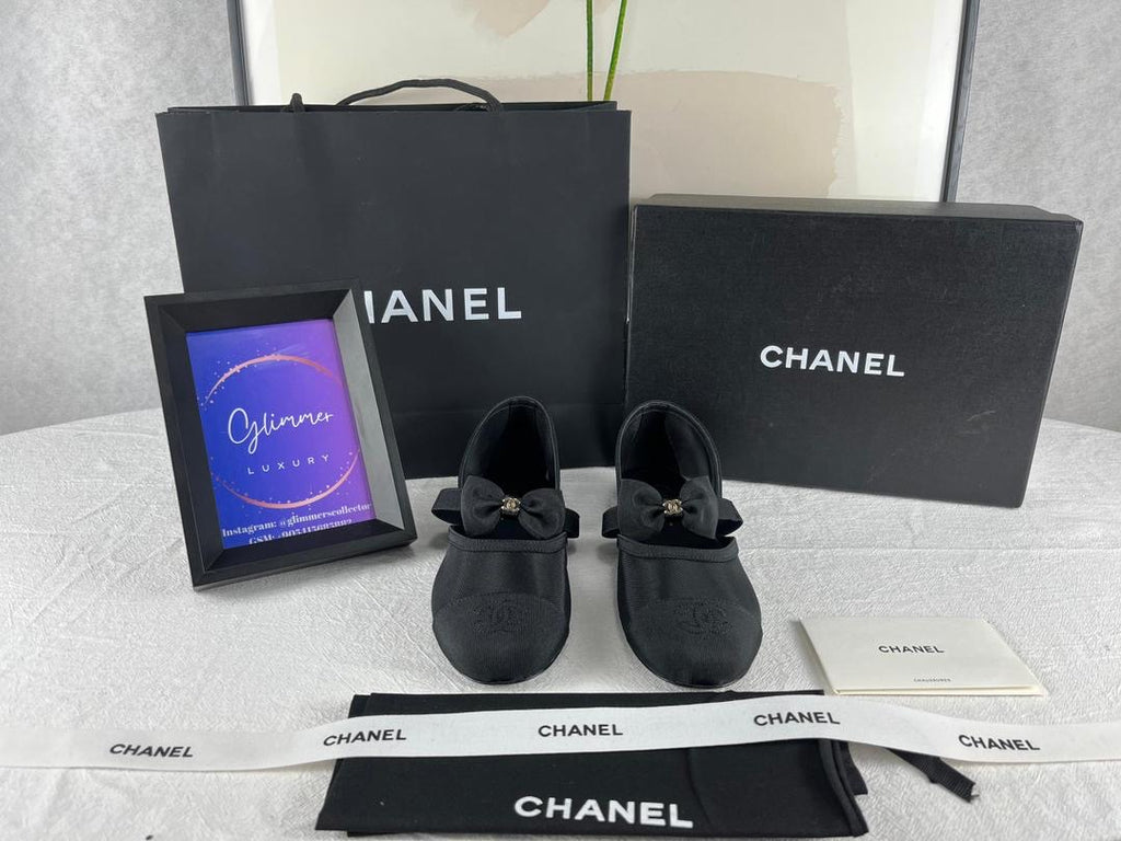 Chanel 25/26 FW Fabric ballet shoes