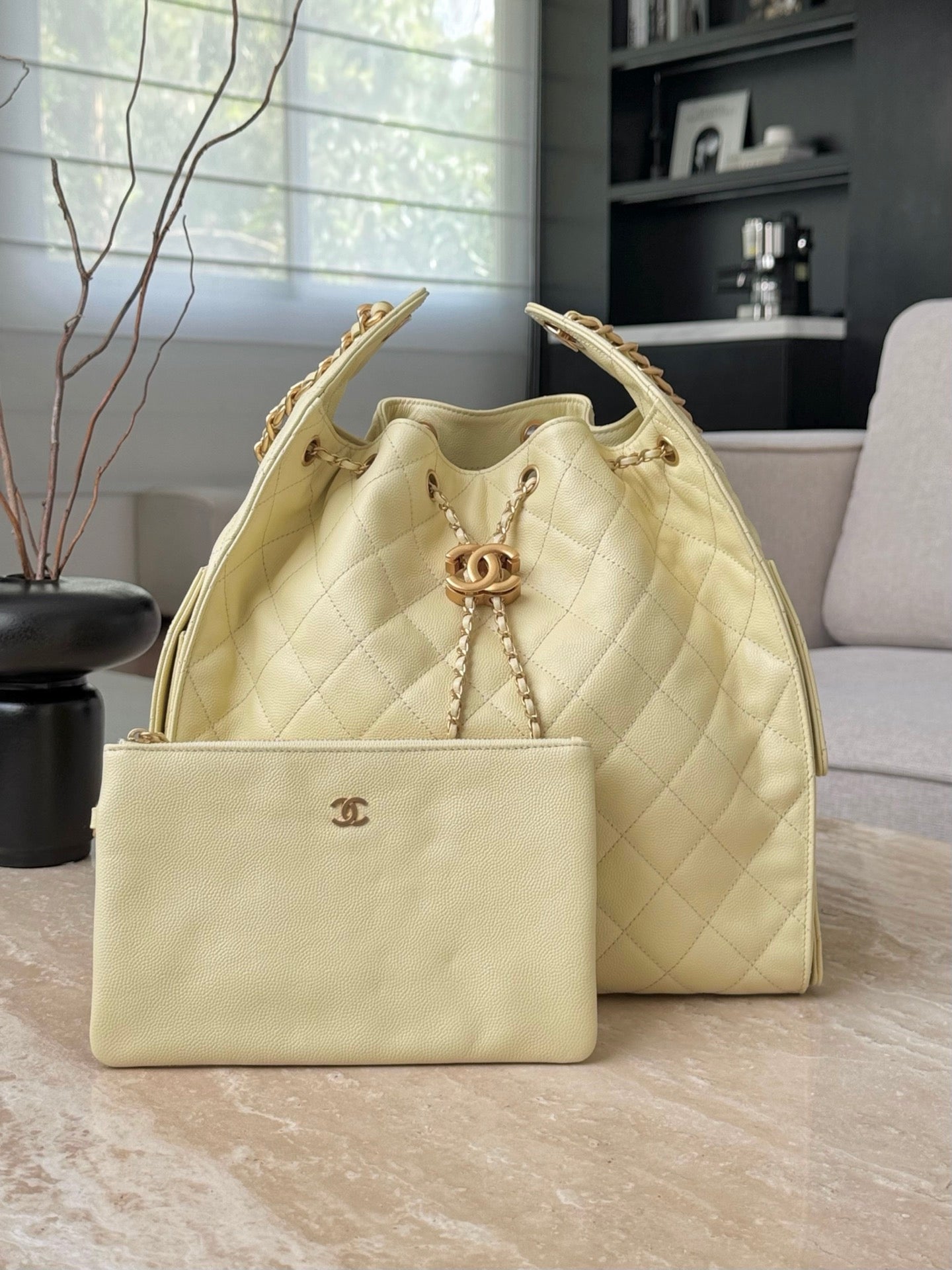 Chanel 25C Large Hobo Travel Bag