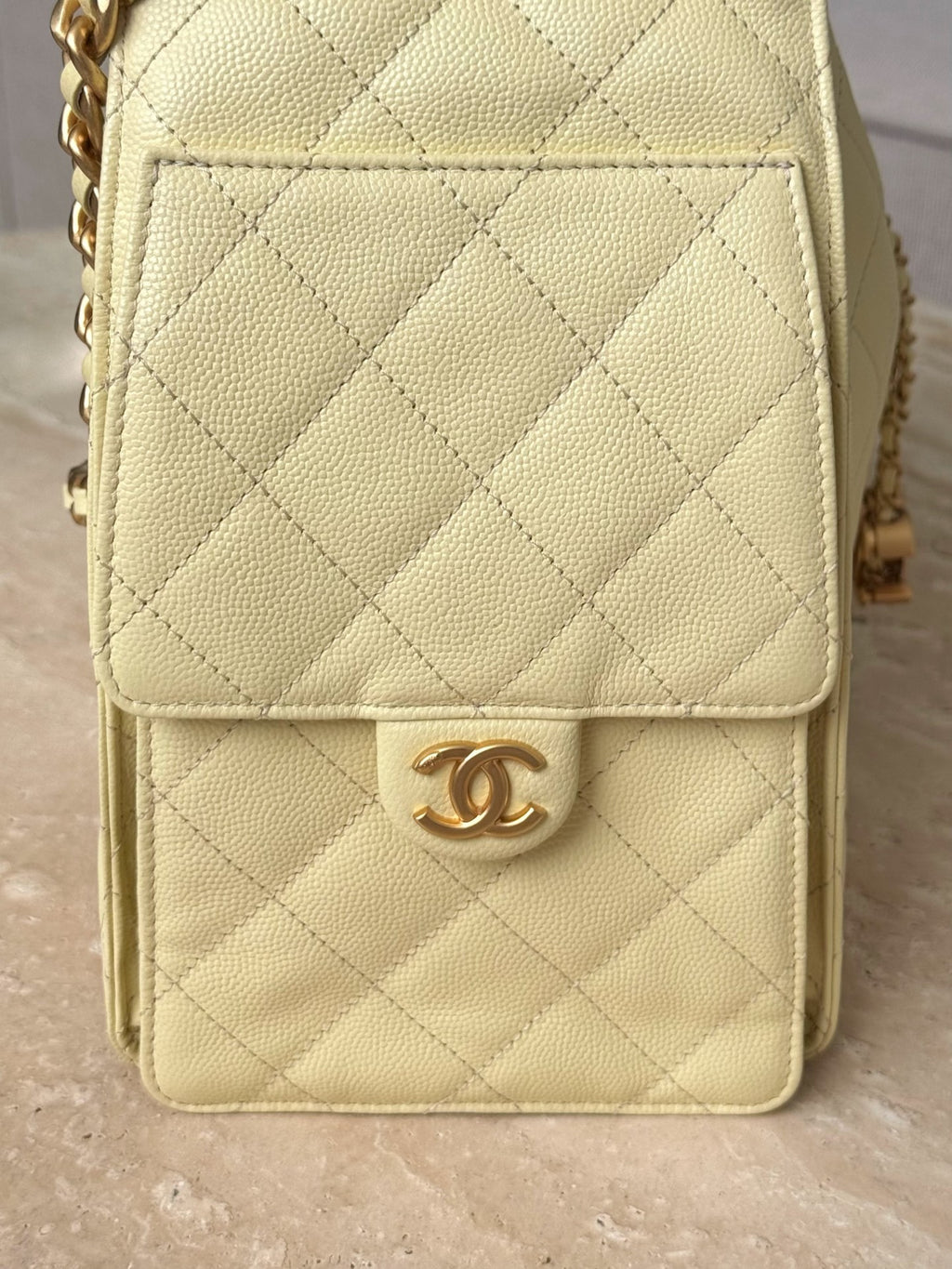 Chanel 25C Large Hobo Travel Bag