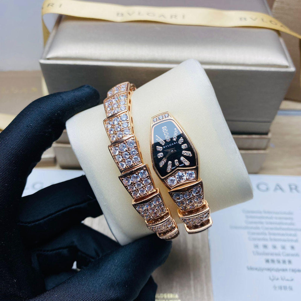 Bvlgari Serpenti Diamond Bayan 26mm Saat - Glimmer of Luxury