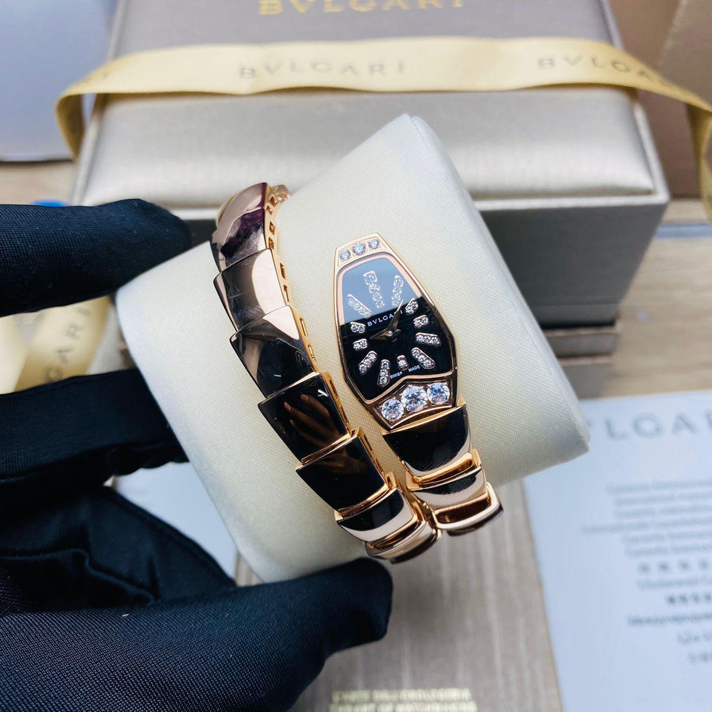 Bvlgari Serpenti Diamond Bayan 26mm Saat - Glimmer of Luxury