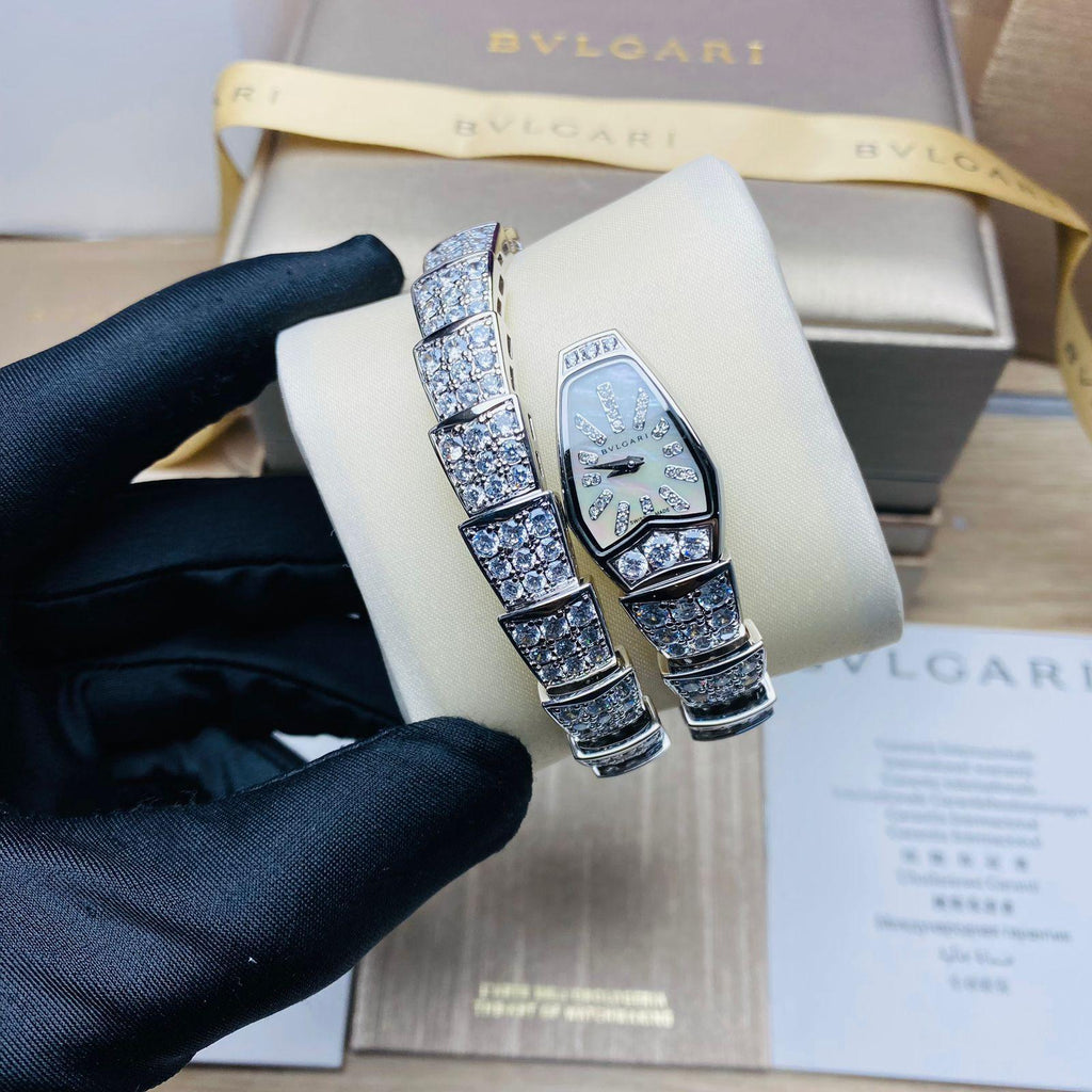 Bvlgari Serpenti Diamond Bayan 26mm Saat - Glimmer of Luxury