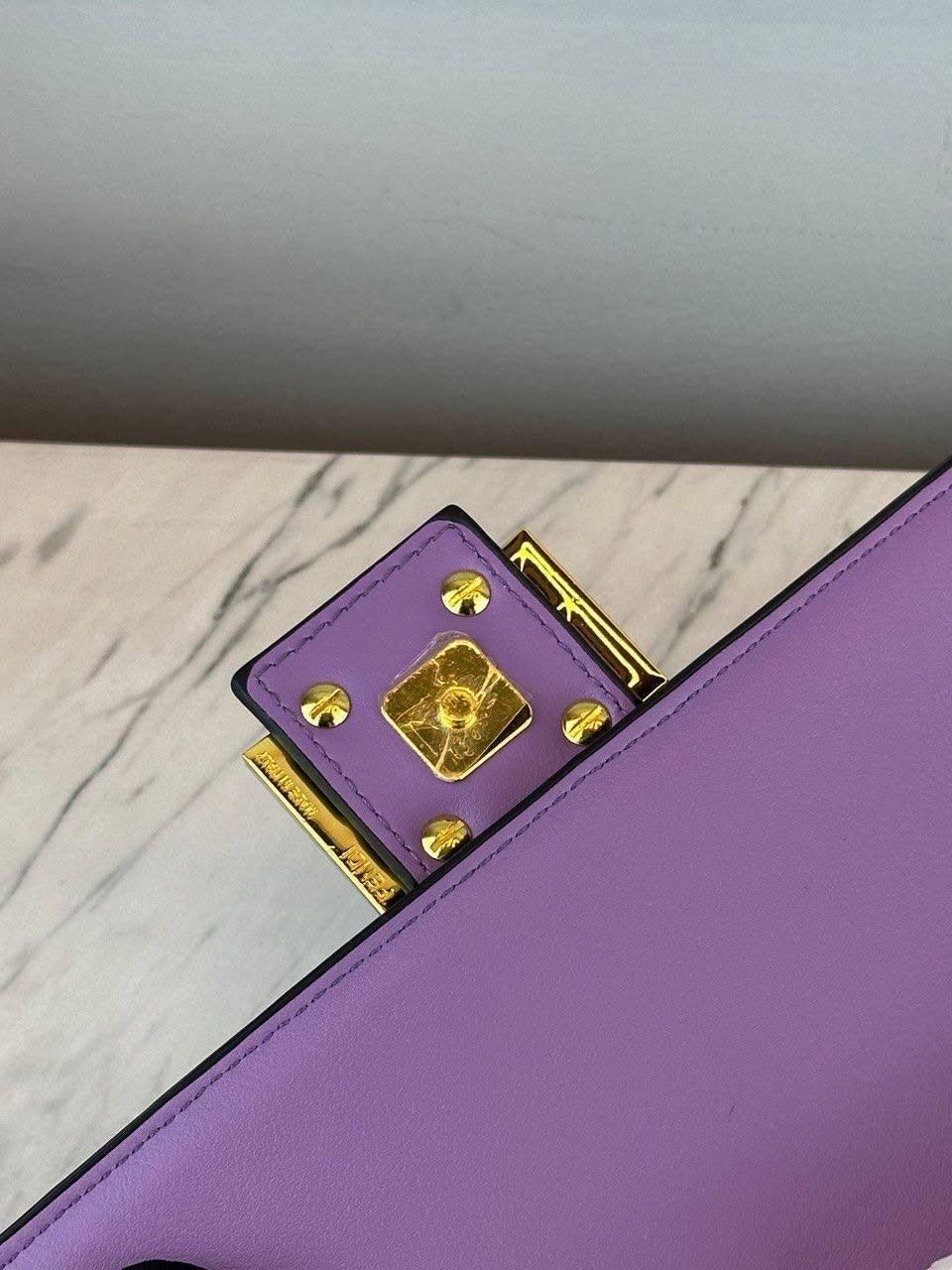 Lila Boncuklu Fendi Baget Re-Edition Çanta - Glimmer of Luxury