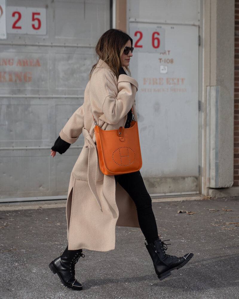 Hermes Evelyne PM 26cm Togo Deri