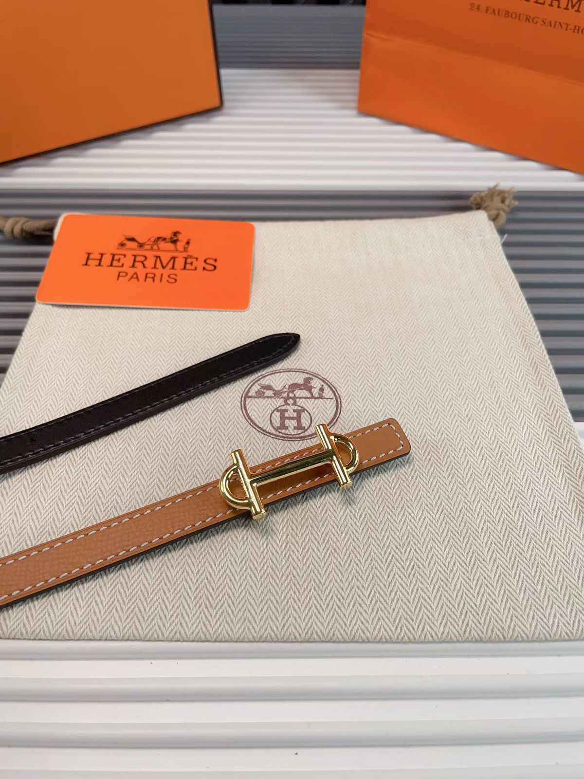 Hermes Gama Kemer Tokası ve Deri Kayış - Glimmer of Luxury