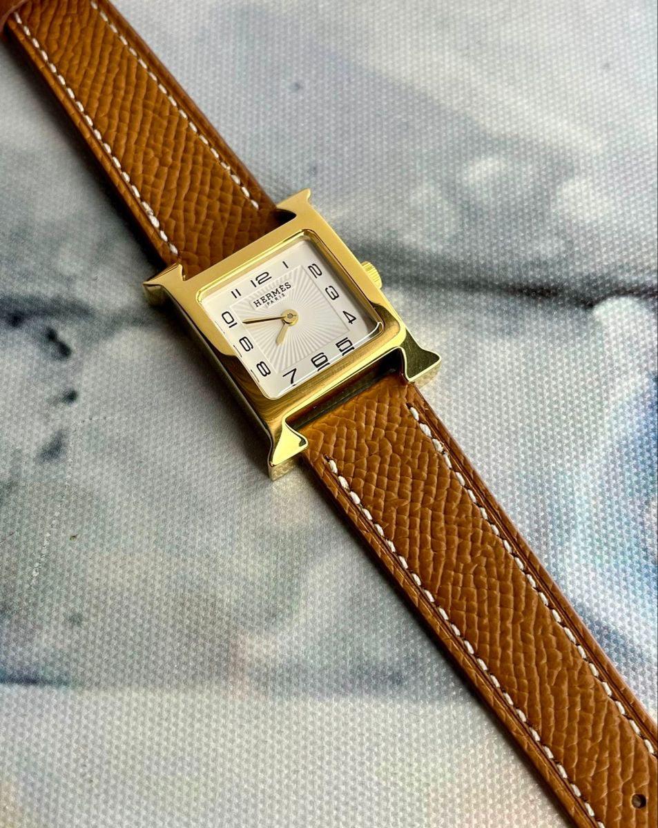 Hermes Heure H TPH Altın Donanımı - Glimmer of Luxury