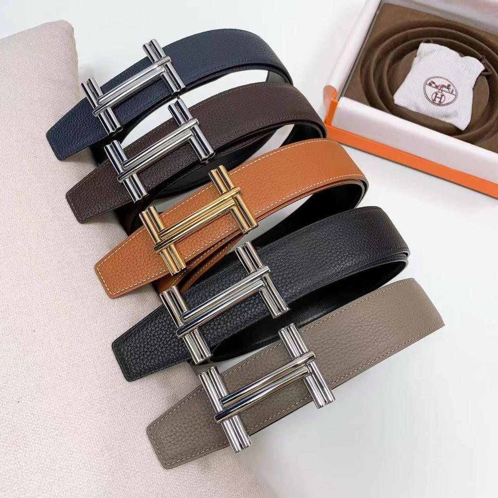 Hermes Çift Taraflı Deri Bel Kemeri - Glimmer of Luxury