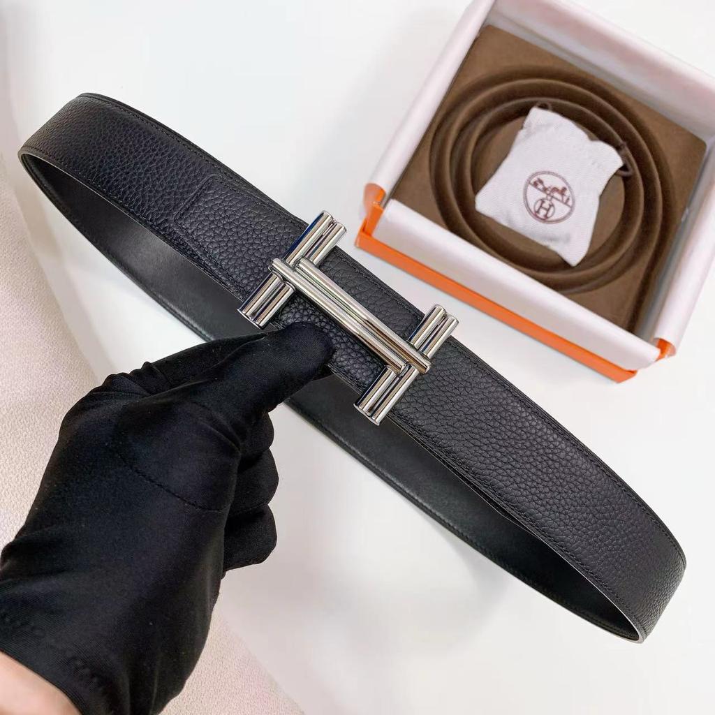 Hermes Çift Taraflı Deri Bel Kemeri - Glimmer of Luxury