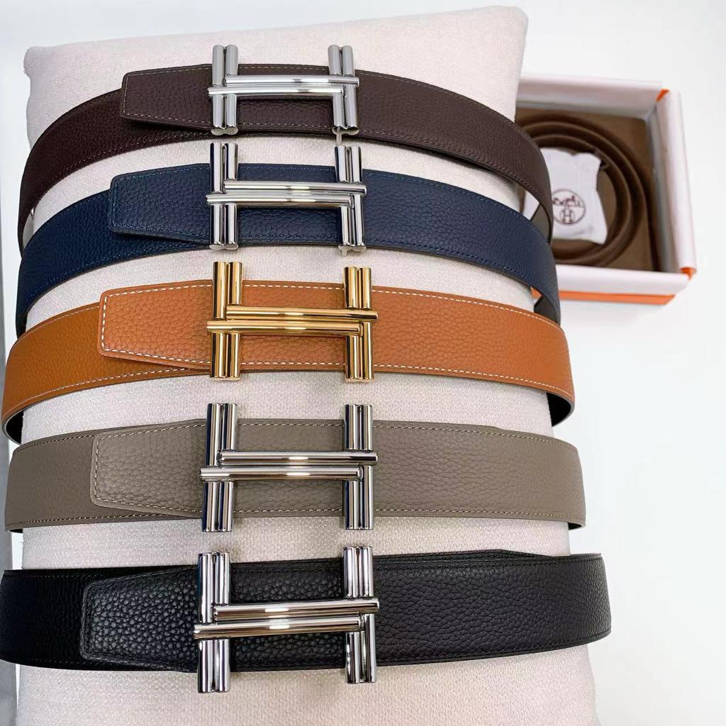 Hermes Çift Taraflı Deri Bel Kemeri - Glimmer of Luxury