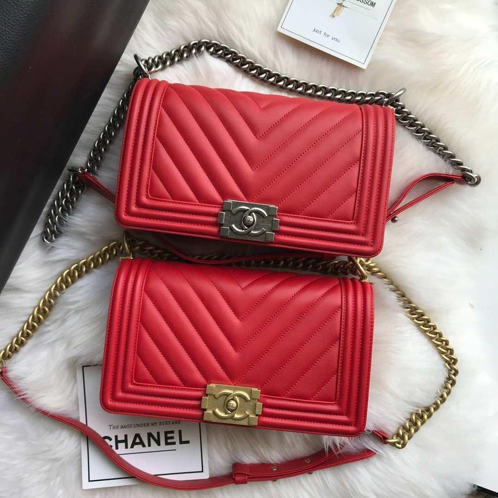 Chanel Leboy Havyar Deri Çantalar 25cm Çoklu Model - Glimmer of Luxury