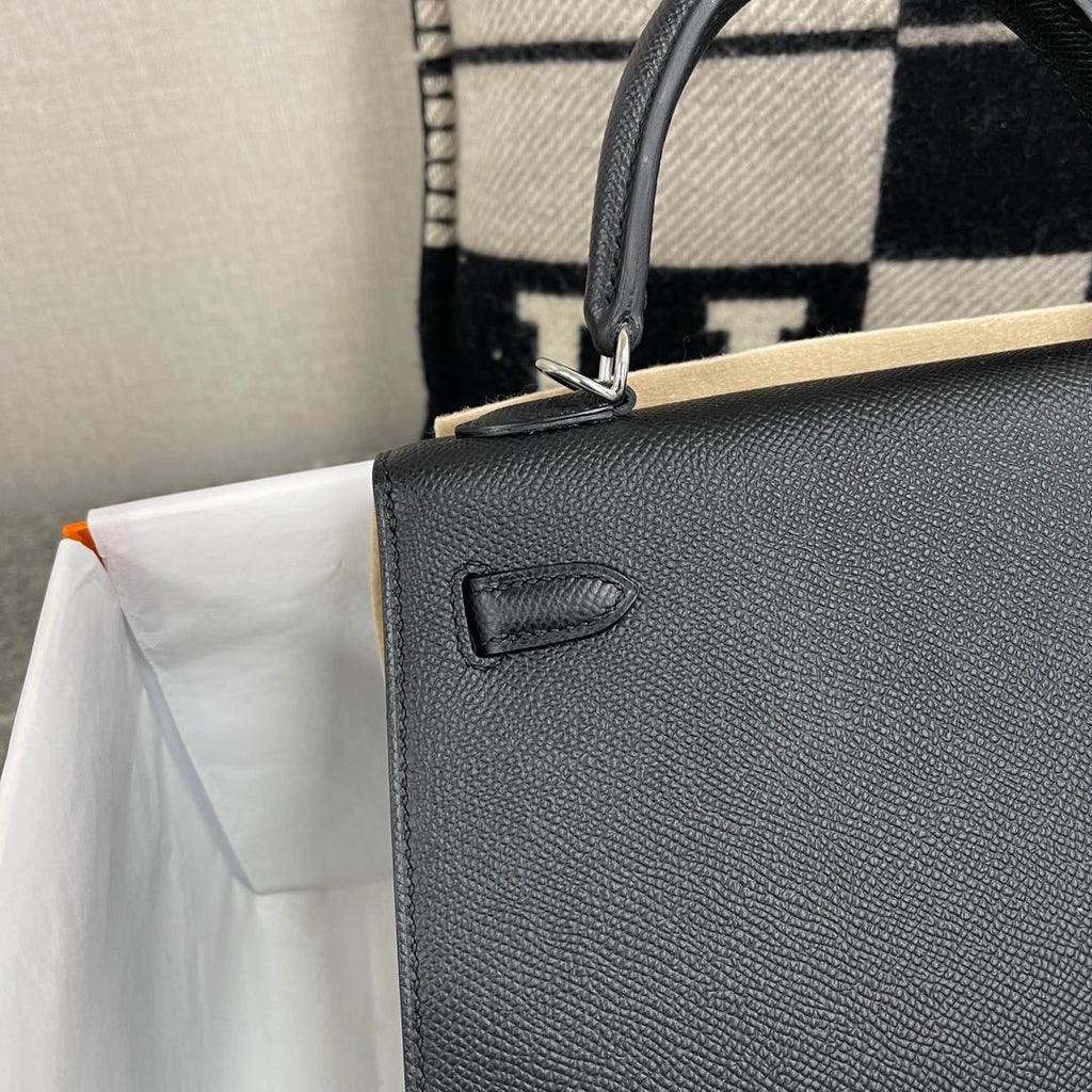 Hermès Kelly 25 Paladyum Donanımlı Epsom Deri̇ Siyah - Glimmer of Luxury